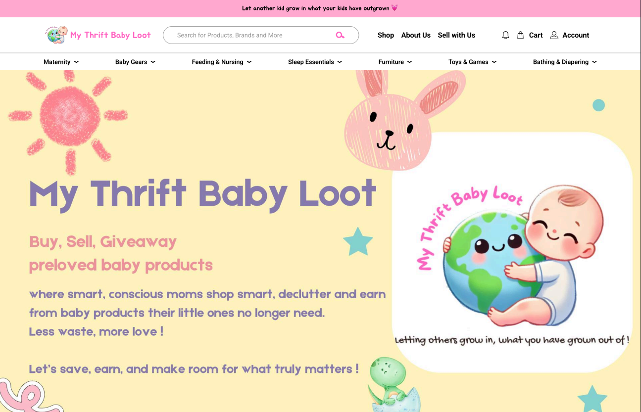 My Thrift Baby Loot